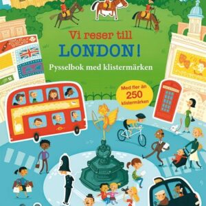 Vi reser till London! Pysselbok med klistermärken